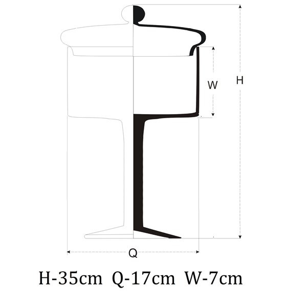 Bombonierka z przykrywką na wysokiej nóżce - 3 wysokości