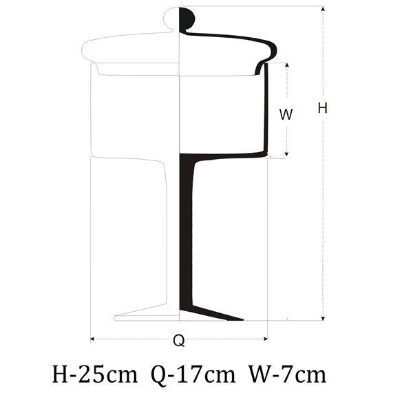 Bombonierka z przykrywką na wysokiej nóżce - 3 wysokości