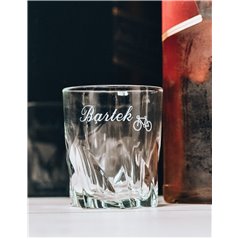 Szklanka z wycięciami z Twoim imieniem