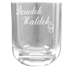 Szklanka z zaokrąglonym dnem z Twoim imieniem