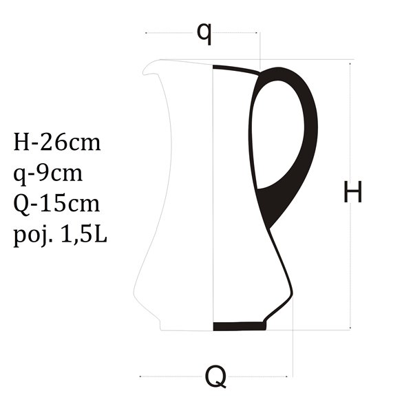 Elegancki dzbanek na zimne napoje