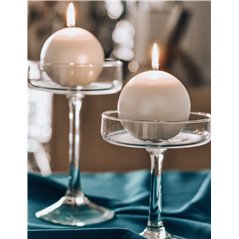 Świecznik z szeroką czaszą - 5 wysokości