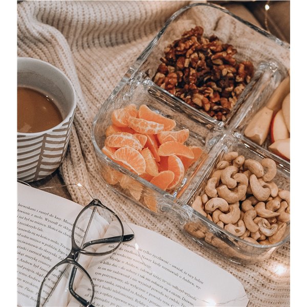 Salaterka dzielona na przekąski