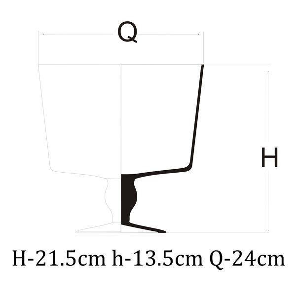 Duża salaterka na sałatki warstwowe