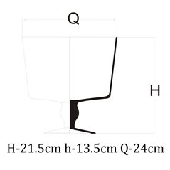 Duża salaterka na sałatki warstwowe