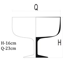 Szeroka salaterka na nóżce