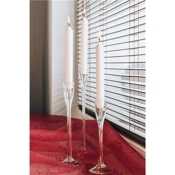 Świecznik na świece stożkową