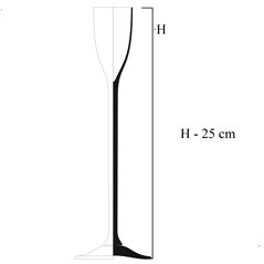 Świecznik na świece stożkową