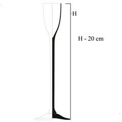 Świecznik na świece stożkową