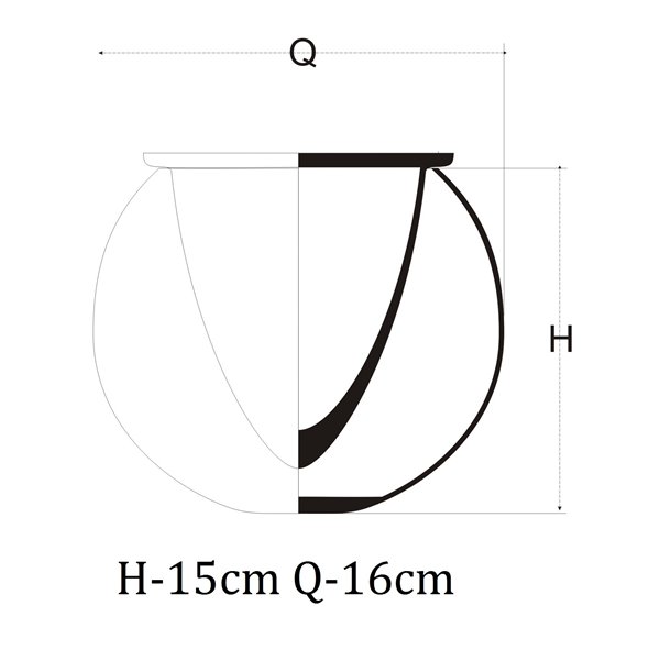 Szklana kula do aranżacji