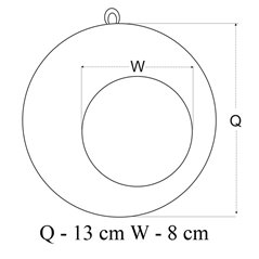 Kula wisząca do aranżacji