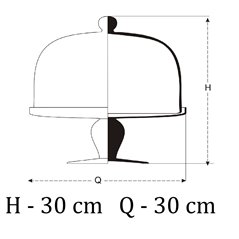 Patera kloszem na ciasta