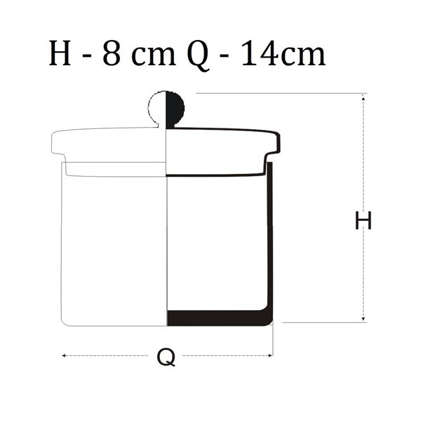 Bombonierka z przykrywką