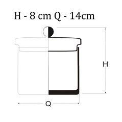Bombonierka z przykrywką