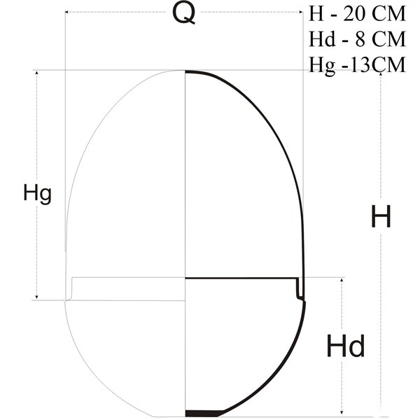 Bombonierka w kształcie jajka