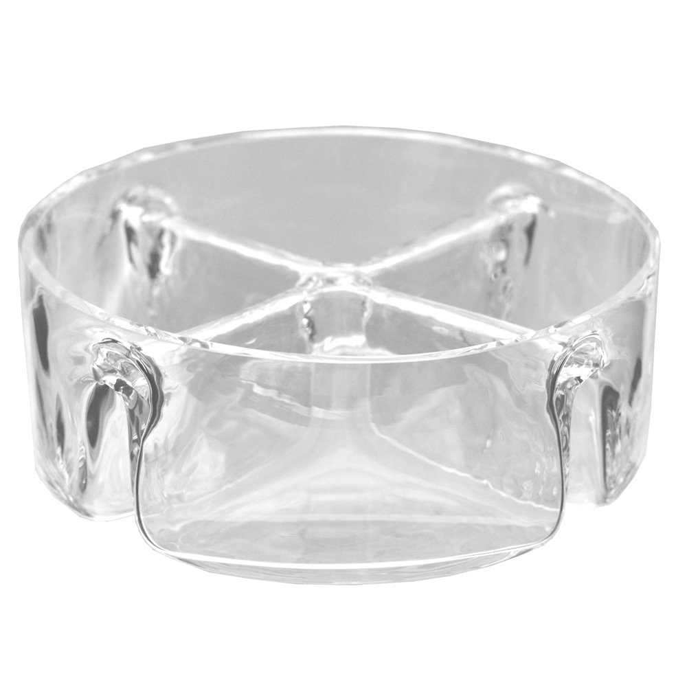 Okrągła salaterka dzielona na 4 części