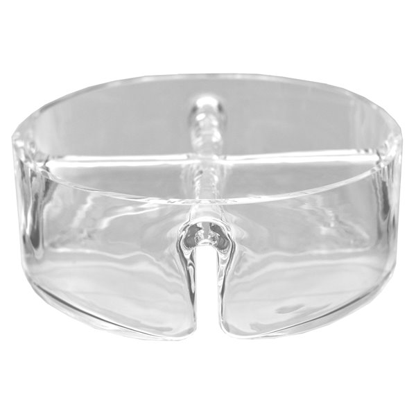 Okrągła salaterka dzielona na 4 części