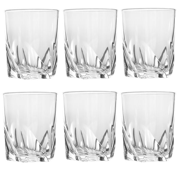 Komplet 6 szklanek do whiskey/soku