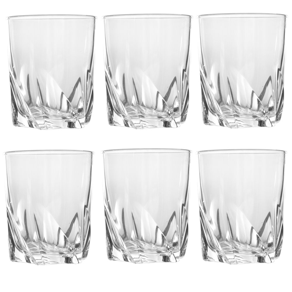 Komplet 6 szklanek do whiskey/soku