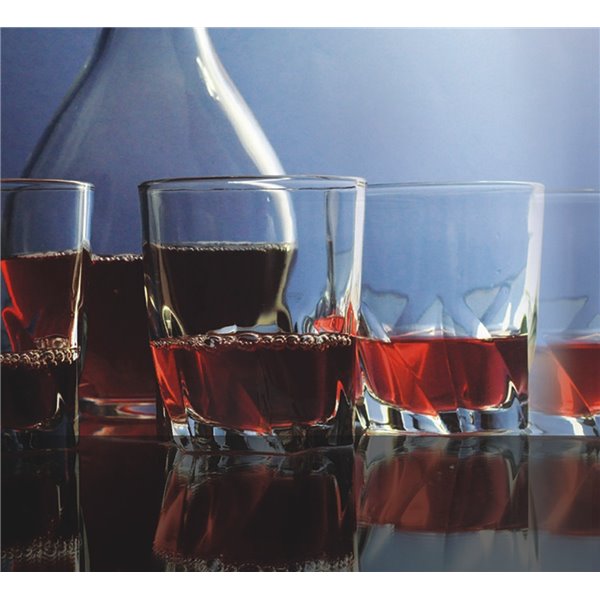 Komplet 6 szklanek do whiskey/soku