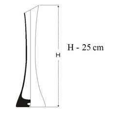 Elegancki wazonik na jeden kwiat (4 wysokości)