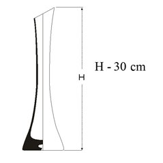 Elegancki wazonik na jeden kwiat (4 wysokości)