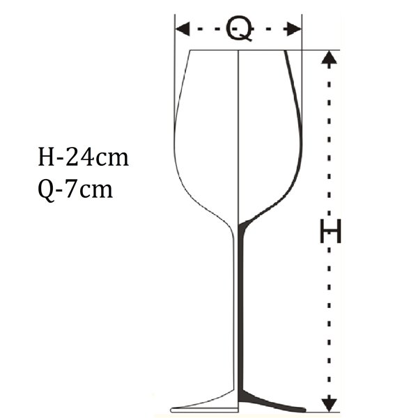 Zestaw 6 kieliszków do wina