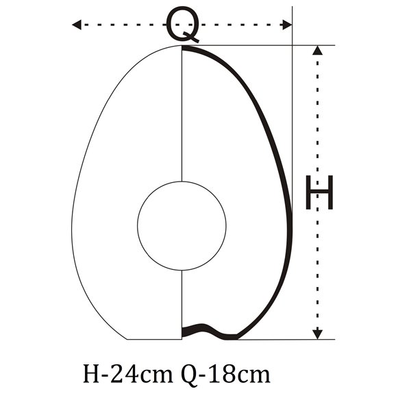 Pojemnik w kształcie jajka z ekspozytorem