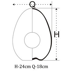 Pojemnik w kształcie jajka z ekspozytorem