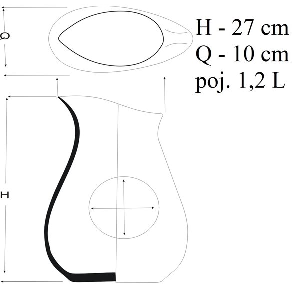 Elegancki dzbanek na zimne napoje