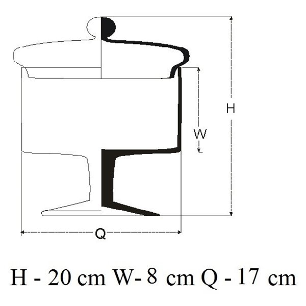 Bombonierka na słodycze na nóżce
