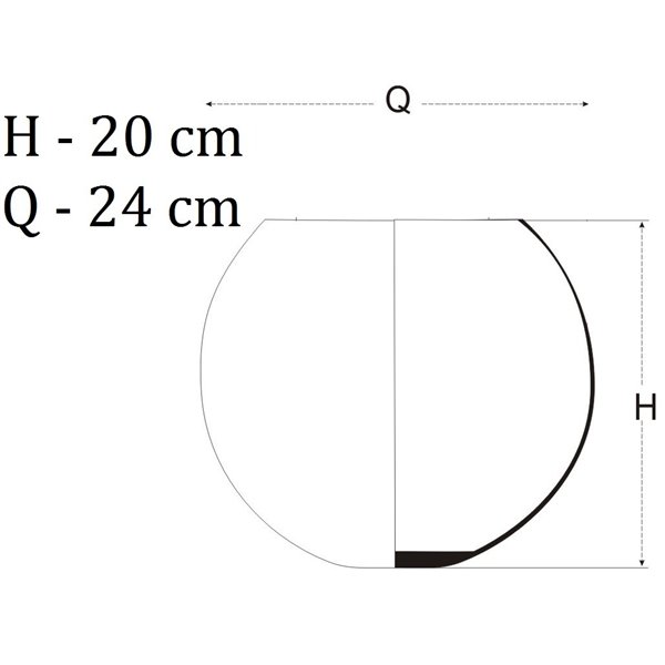 Kula z korkową przykrywką H-20cm