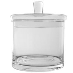 Szklana bombonierka z pokrywką