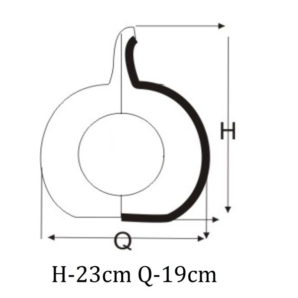 Pojemnik na aranżacje - jabłko