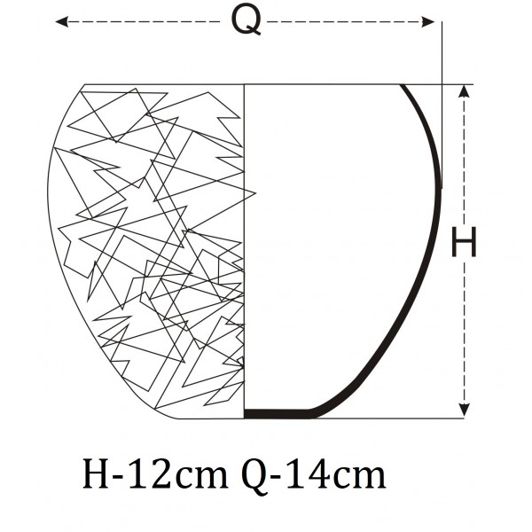 Osłonka na storczyk w kształcie kuli