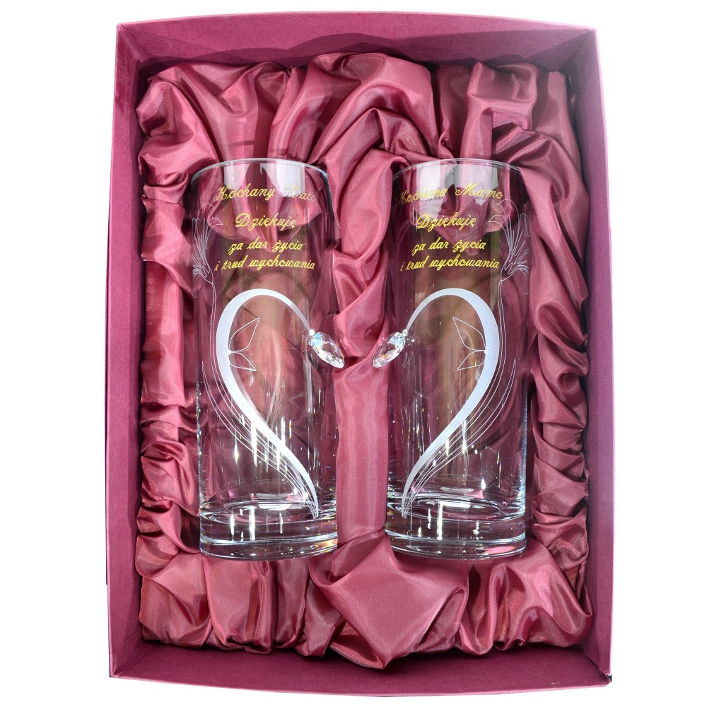 Prezent dla rodziców z Twoim grawerem - 2 szt