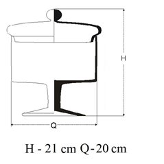 Duża bombonierka z pokrywką na słodycze