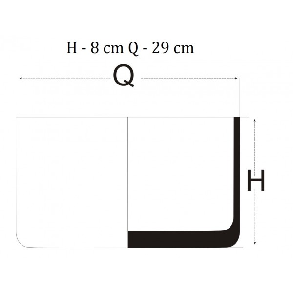 Bardzo szeroka salaterka na sałatki