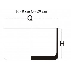 Bardzo szeroka salaterka na sałatki