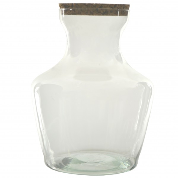 Słoik z pokrywą korkową na kompozycje