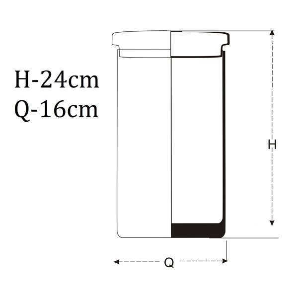 Duża bombonierka na ciasteczka z przykrywką