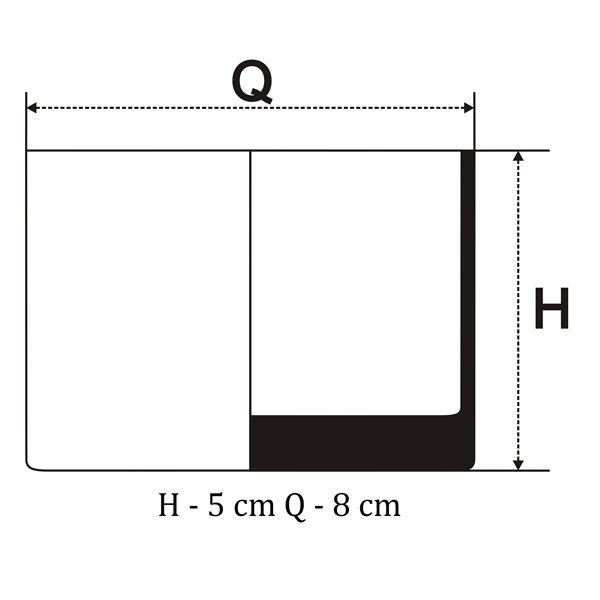 Mały pojemniczek w kształcie walca