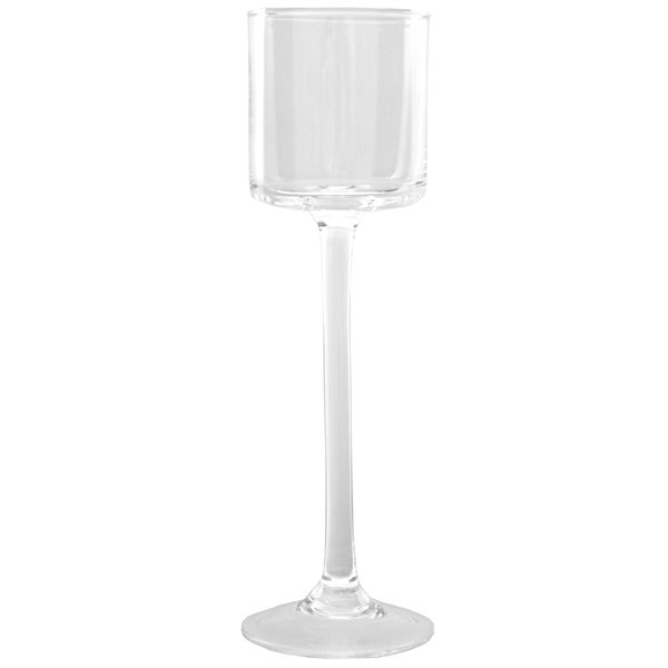 Wąski świecznik na nóżce - 5 wysokości