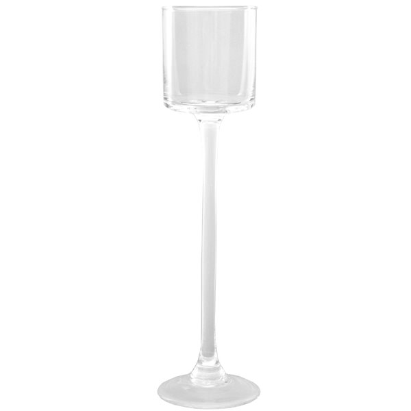 Wąski świecznik na nóżce - 5 wysokości