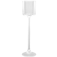 Wąski świecznik na nóżce - 5 wysokości