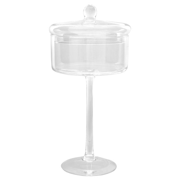 Bombonierka z przykrywką na wysokiej nóżce - 3 wysokości