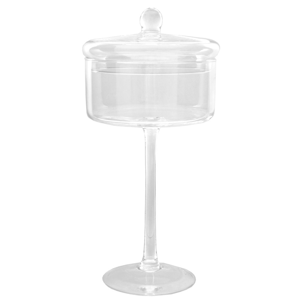 Bombonierka z przykrywką na wysokiej nóżce - 3 wysokości