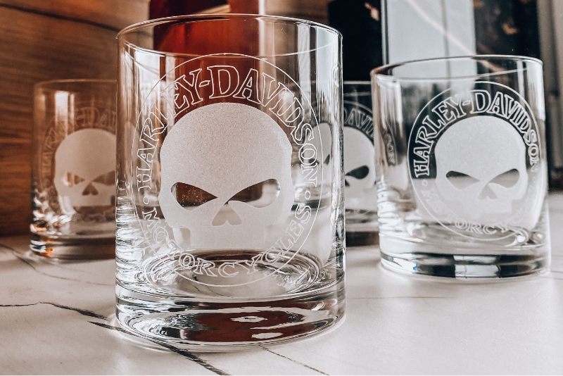 szklanki z nadrukiem